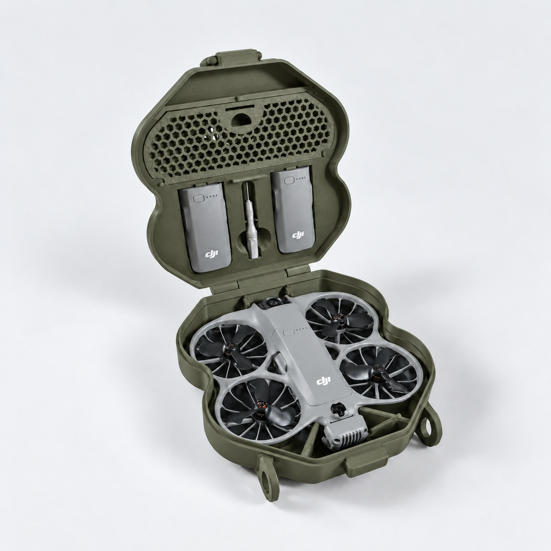 Compact Carry Case for DJI Neo 2 (Olive)a Compact Carry Case for DJI Neo 2 (Olive)